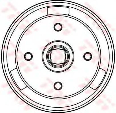 Тормозной барабан TRW DB4046
