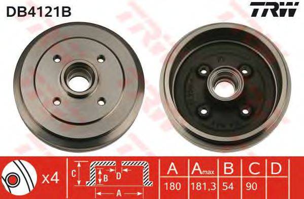 Тормозной барабан TRW DB4121B