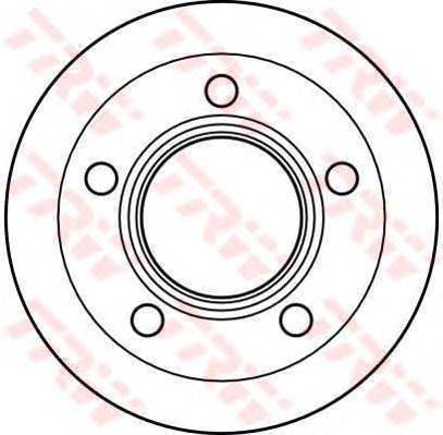 Тормозной диск TRW DF2009S