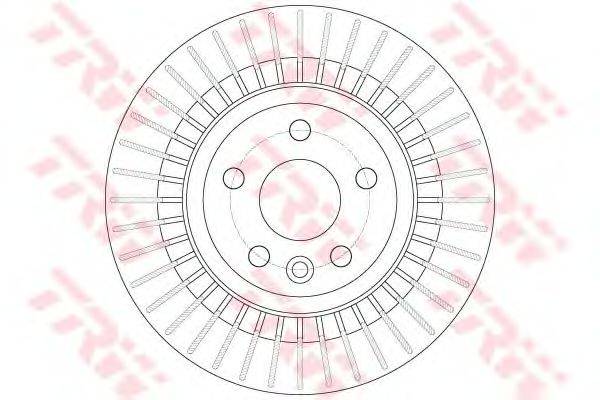 Тормозной диск TRW DF6308