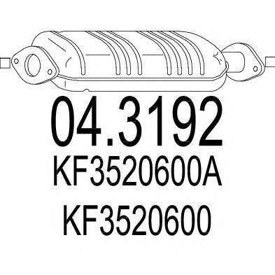 Катализатор MTS 04.3192