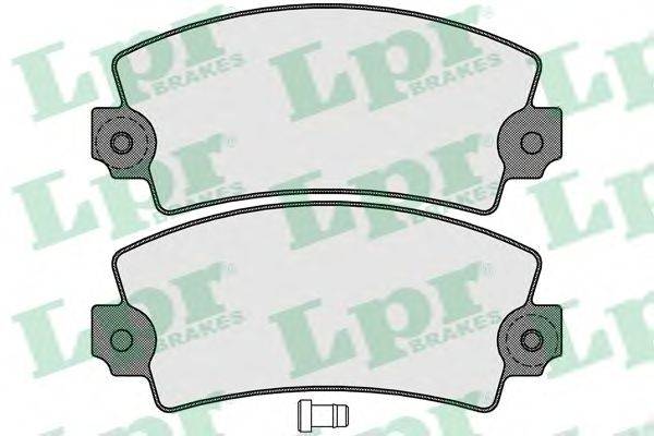 Комплект тормозных колодок, дисковый тормоз LPR 20140
