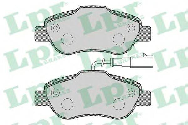 Комплект тормозных колодок, дисковый тормоз LPR 05P1263