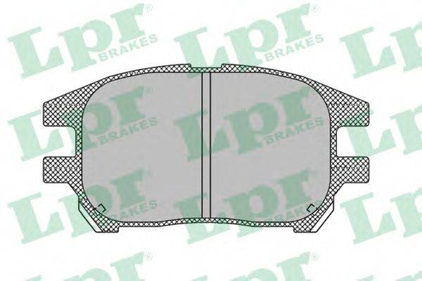 Комплект тормозных колодок, дисковый тормоз LPR 23929