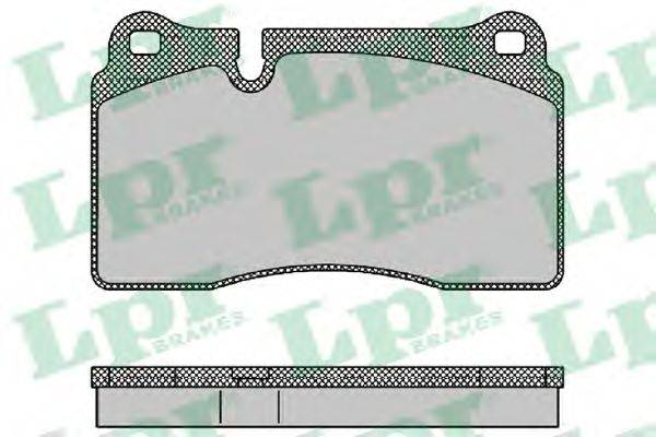 Комплект тормозных колодок, дисковый тормоз LPR 24098