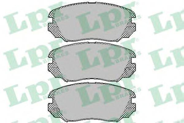 Комплект тормозных колодок, дисковый тормоз LPR 24417