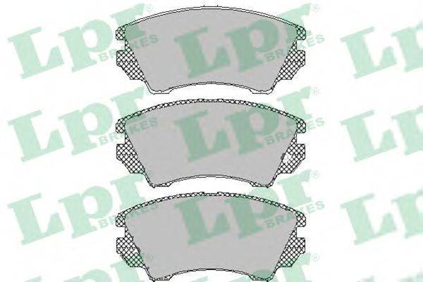 Комплект тормозных колодок, дисковый тормоз LPR 24412