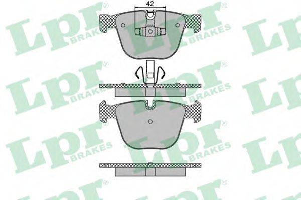 Комплект тормозных колодок, дисковый тормоз LPR 05P1473