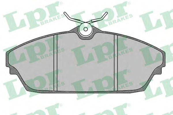 Комплект тормозных колодок, дисковый тормоз LPR 05P1502