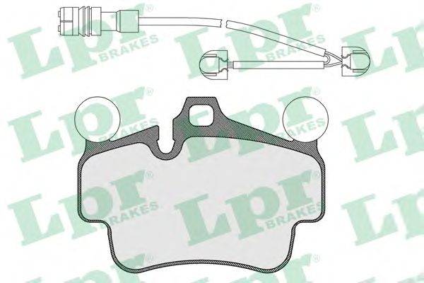 Комплект тормозных колодок, дисковый тормоз LPR 05P1559A
