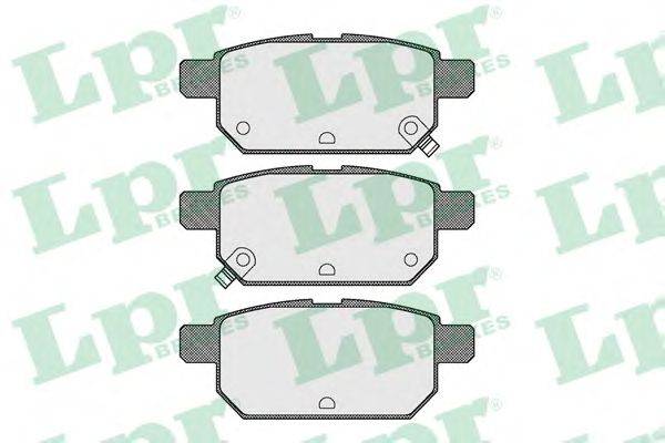 Комплект тормозных колодок, дисковый тормоз LPR 05P1571