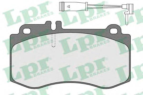 Комплект тормозных колодок, дисковый тормоз LPR 05P1592A