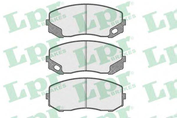 Комплект тормозных колодок, дисковый тормоз LPR 29250