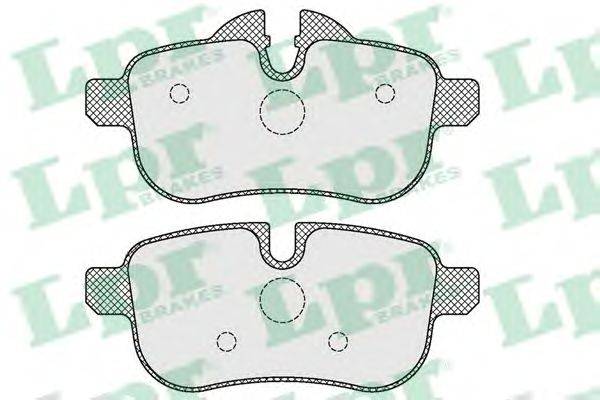 Комплект тормозных колодок, дисковый тормоз LPR 24559