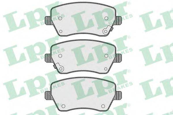 Комплект тормозных колодок, дисковый тормоз LPR 05P1621