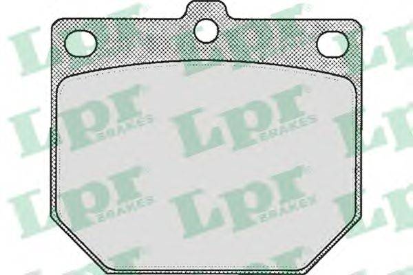 Комплект тормозных колодок, дисковый тормоз FREN-J 2781