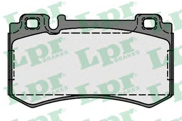 Комплект тормозных колодок, дисковый тормоз LPR 05P1720