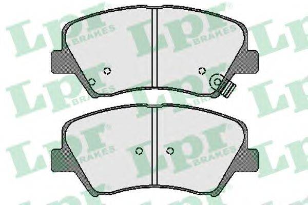 Комплект тормозных колодок, дисковый тормоз LPR 05P1744