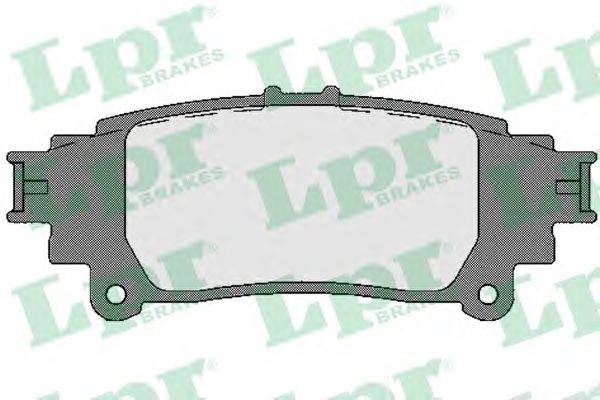 Комплект тормозных колодок, дисковый тормоз LPR 05P1746