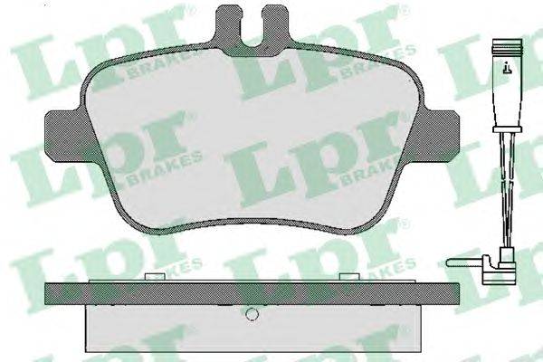 Комплект тормозных колодок, дисковый тормоз LPR 05P1782A