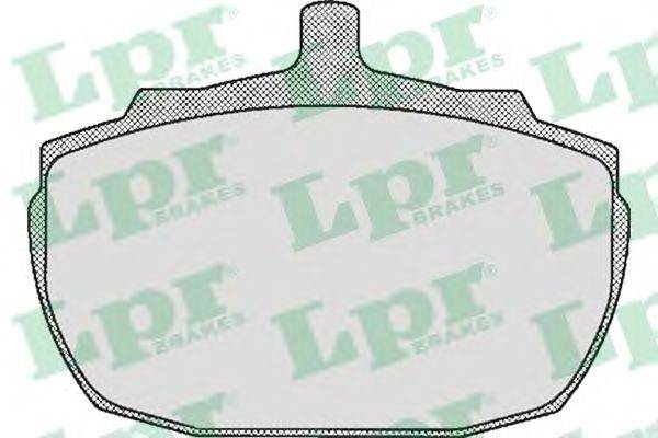 Комплект тормозных колодок, дисковый тормоз LPR 20577