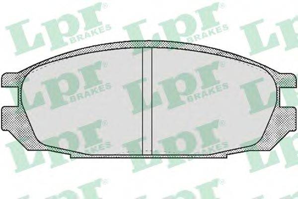 Комплект тормозных колодок, дисковый тормоз FREN-J 3475