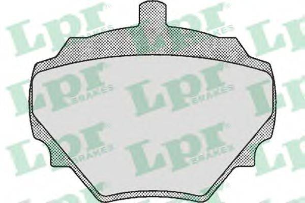 Комплект тормозных колодок, дисковый тормоз LPR 20344