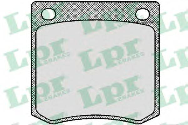 Комплект тормозных колодок, дисковый тормоз LPR 05P394