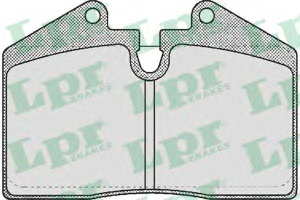 Комплект тормозных колодок, дисковый тормоз LPR 05P397
