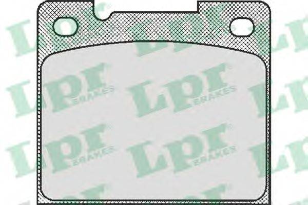 Комплект тормозных колодок, дисковый тормоз LPR 05P438