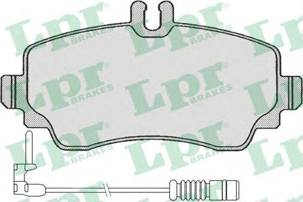 Комплект тормозных колодок, дисковый тормоз LPR 05P670A