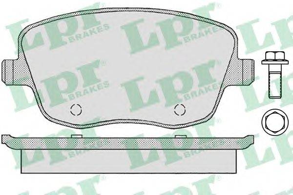 Комплект тормозных колодок, дисковый тормоз LPR 05P817