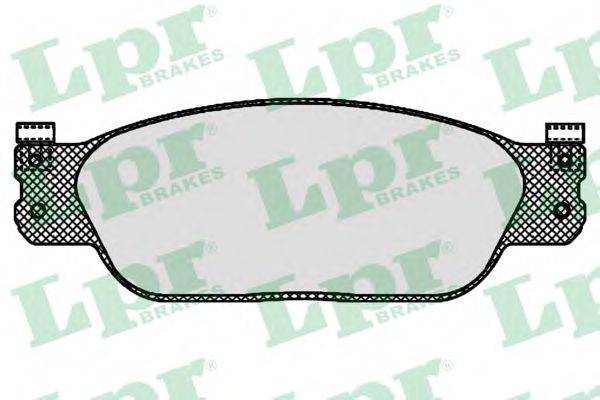 Комплект тормозных колодок, дисковый тормоз LPR 05P843