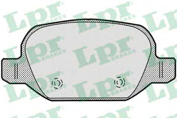 Комплект тормозных колодок, дисковый тормоз LPR 05P871