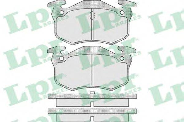 Комплект тормозных колодок, дисковый тормоз LPR 05P914