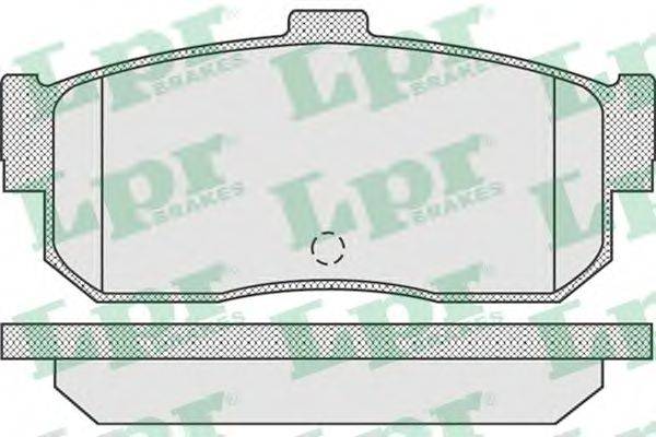 Комплект тормозных колодок, дисковый тормоз LPR 05P929