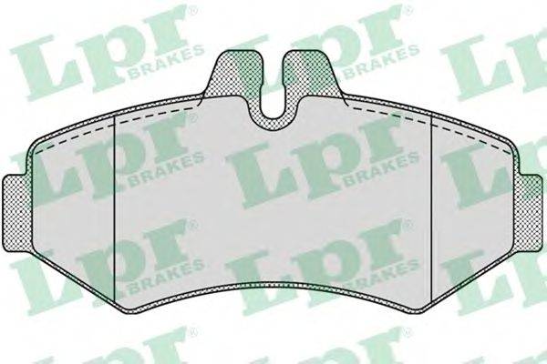 Комплект тормозных колодок, дисковый тормоз LPR 05P956