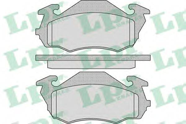 Комплект тормозных колодок, дисковый тормоз LPR 05P959