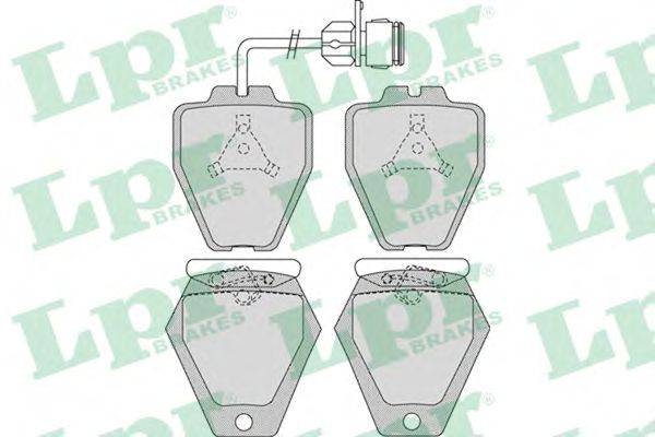Комплект тормозных колодок, дисковый тормоз LPR 05P981