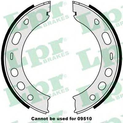 Комплект тормозных колодок, стояночная тормозная система LPR 09000