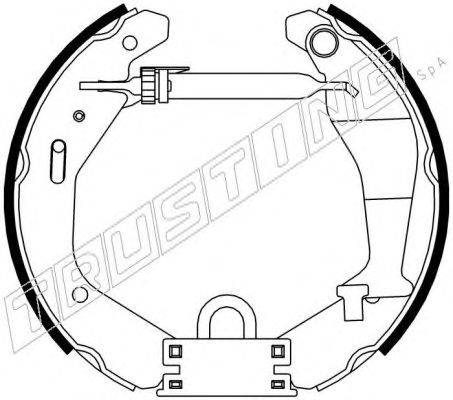 Комплект тормозных колодок TRUSTING 6477
