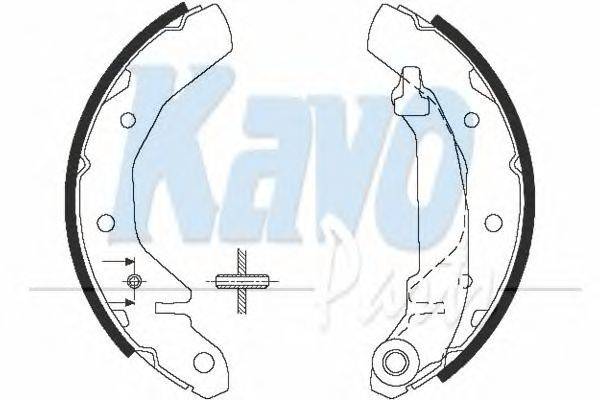 Комплект тормозных колодок KAVO PARTS BS-1401