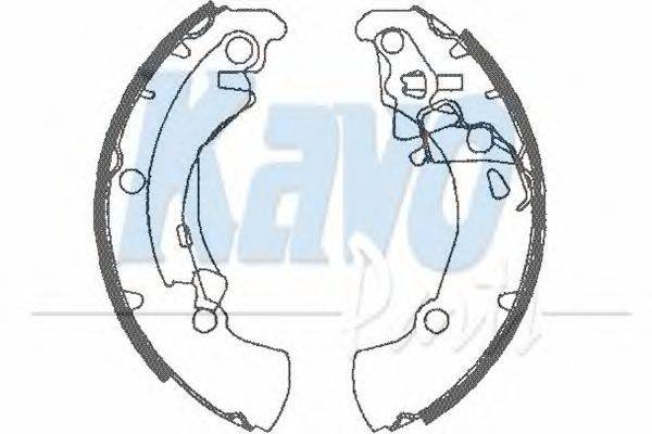 Комплект тормозных колодок KAVO PARTS BS-1909