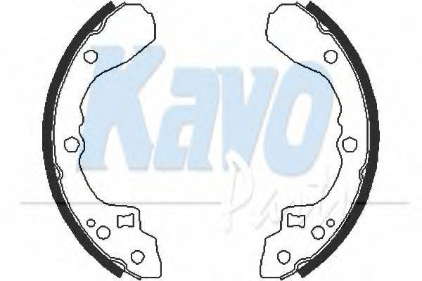 Комплект тормозных колодок KAVO PARTS BS-4405
