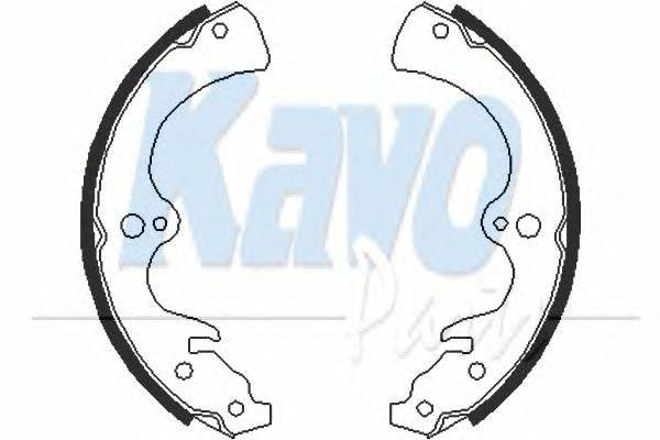 Комплект тормозных колодок KAVO PARTS BS-5406