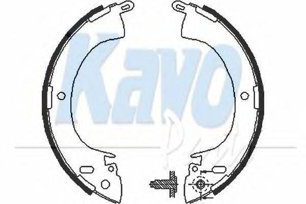 Комплект тормозных колодок KAVO PARTS BS-6403