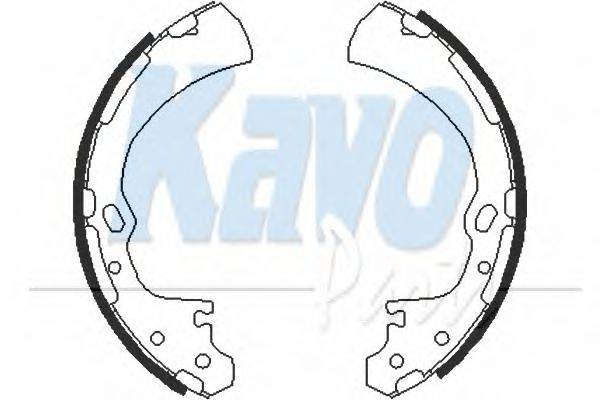 Комплект тормозных колодок KAVO PARTS BS-7408