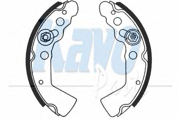 Комплект тормозных колодок KAVO PARTS BS8920