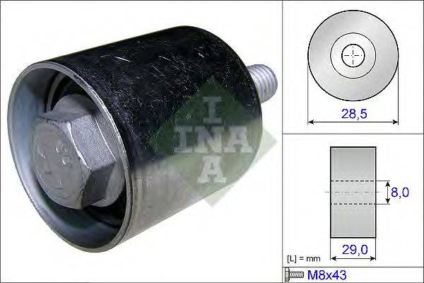 Паразитный / Ведущий ролик, зубчатый ремень INA 532 0661 10