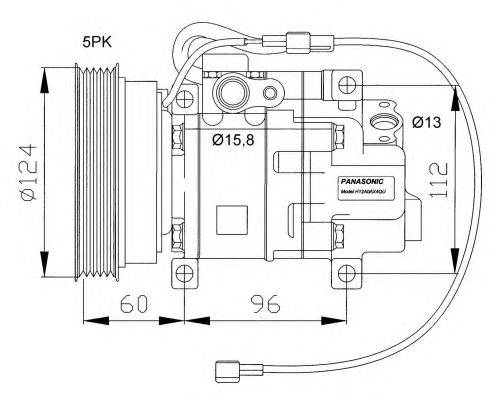 Компрессор, кондиционер NRF 32099G